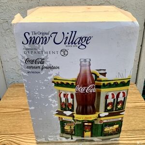 Department 56 Coca-Cola® Corner Fountain